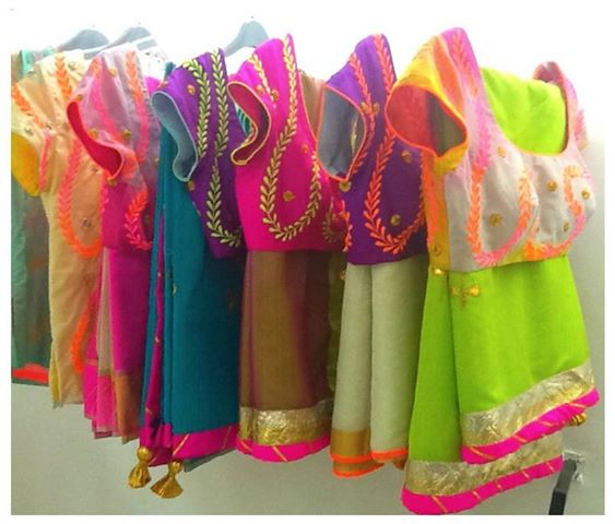 neon sarees